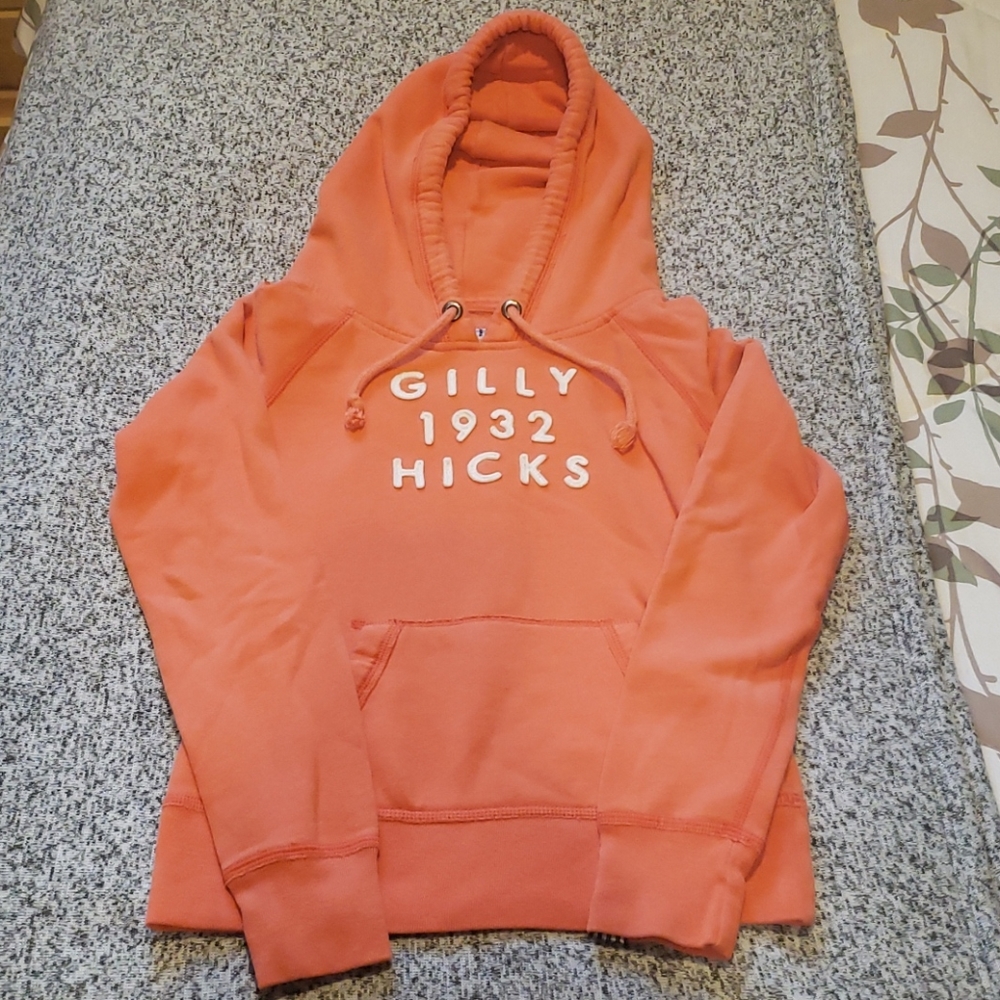 Gilly Hicks Hoodie Sweatshirt - Salmon Color